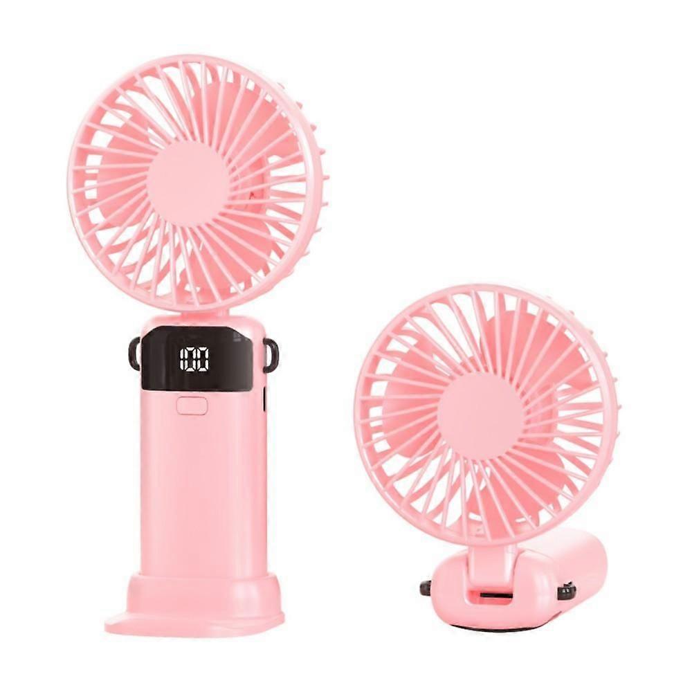 Ice Feel Foldable Handheld Fan with LED Display