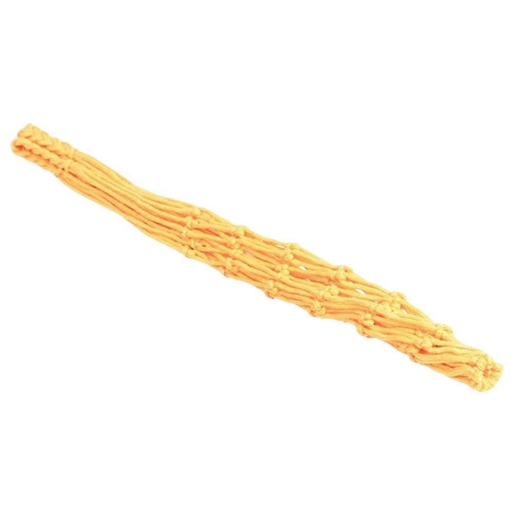 Poultry Vegetable String Bag for Feeding Yellow Nylon Holder