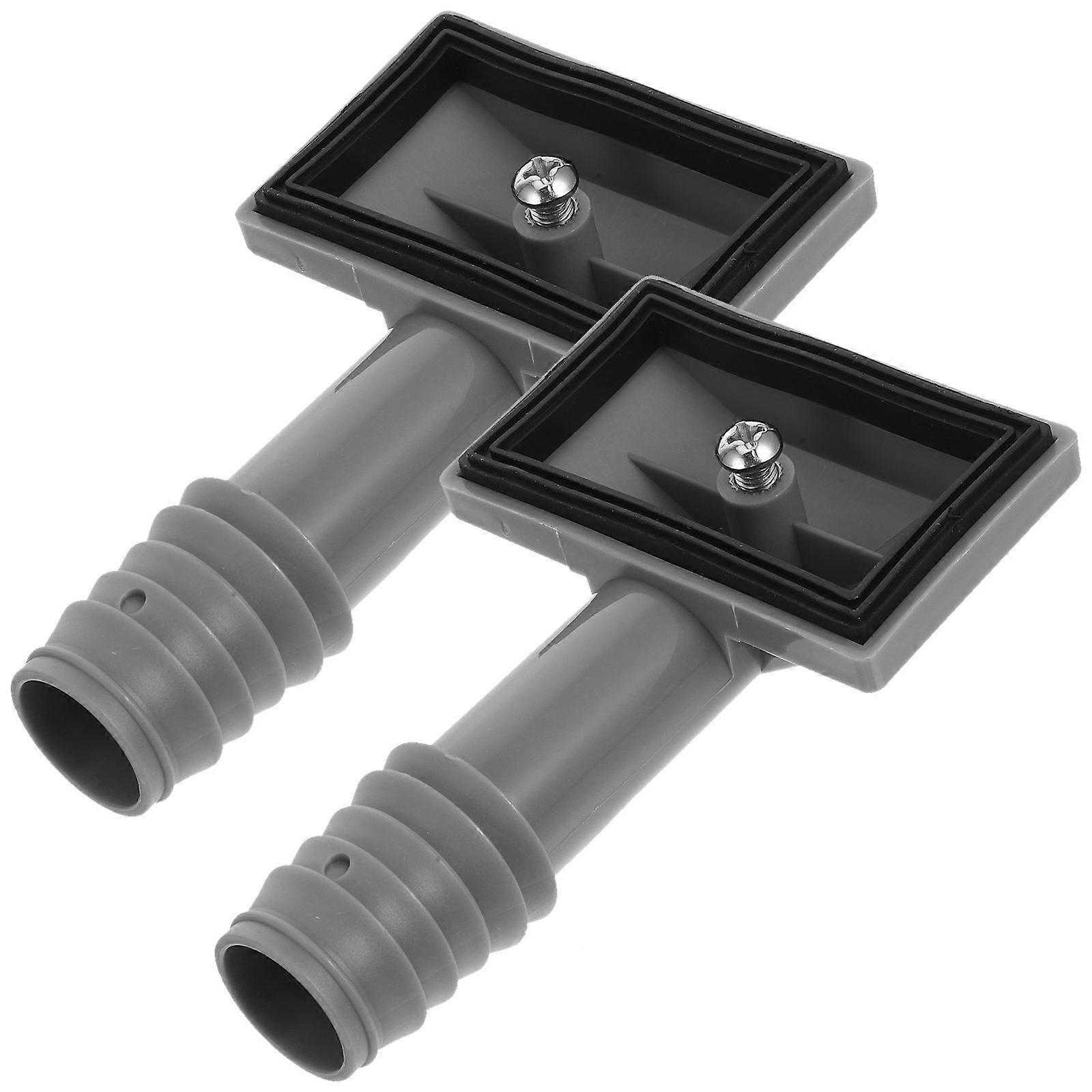 Kitchen Sink Overflow Pipe Component with Silicone Gasket 2Pcs for Basin