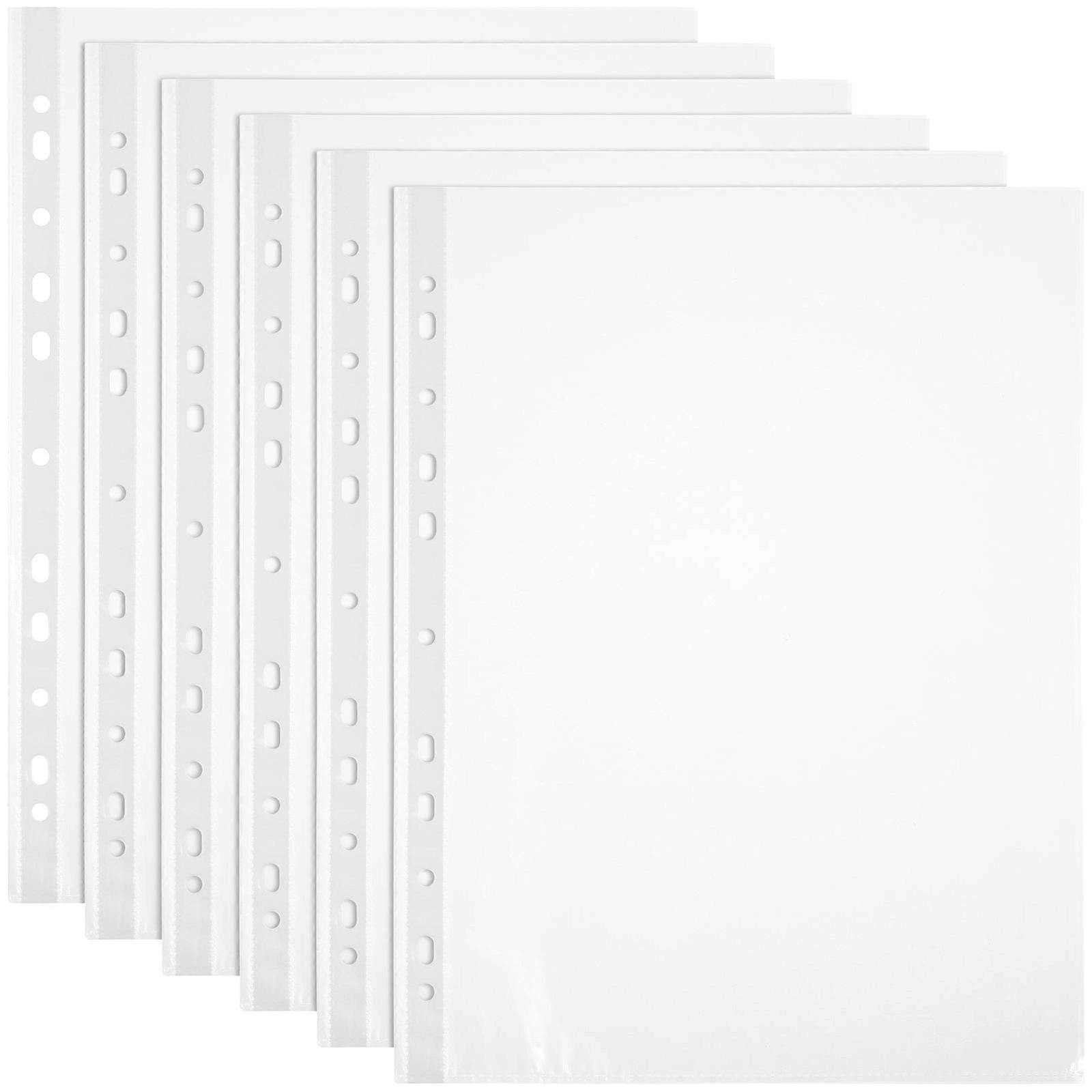 Binder Sheet Protectors Transparent PP Top Loading Sheet Protectors 100Pcs