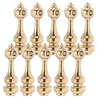 10pcs Zinc Alloy Railing Post Cap Multi-Functional Furniture Hardware Accessories for Wine Cabinet Cart Glass Fence Decorative Spindle Connectors