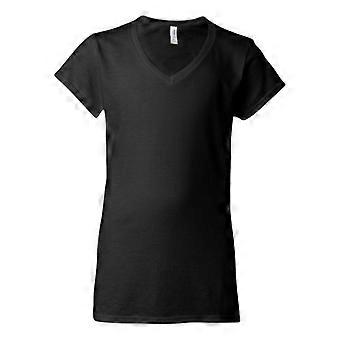 Gildan Softstyle Dame T-shirt med V-hals