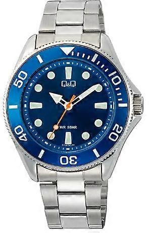 Q&Q GENT DIVER BLUE