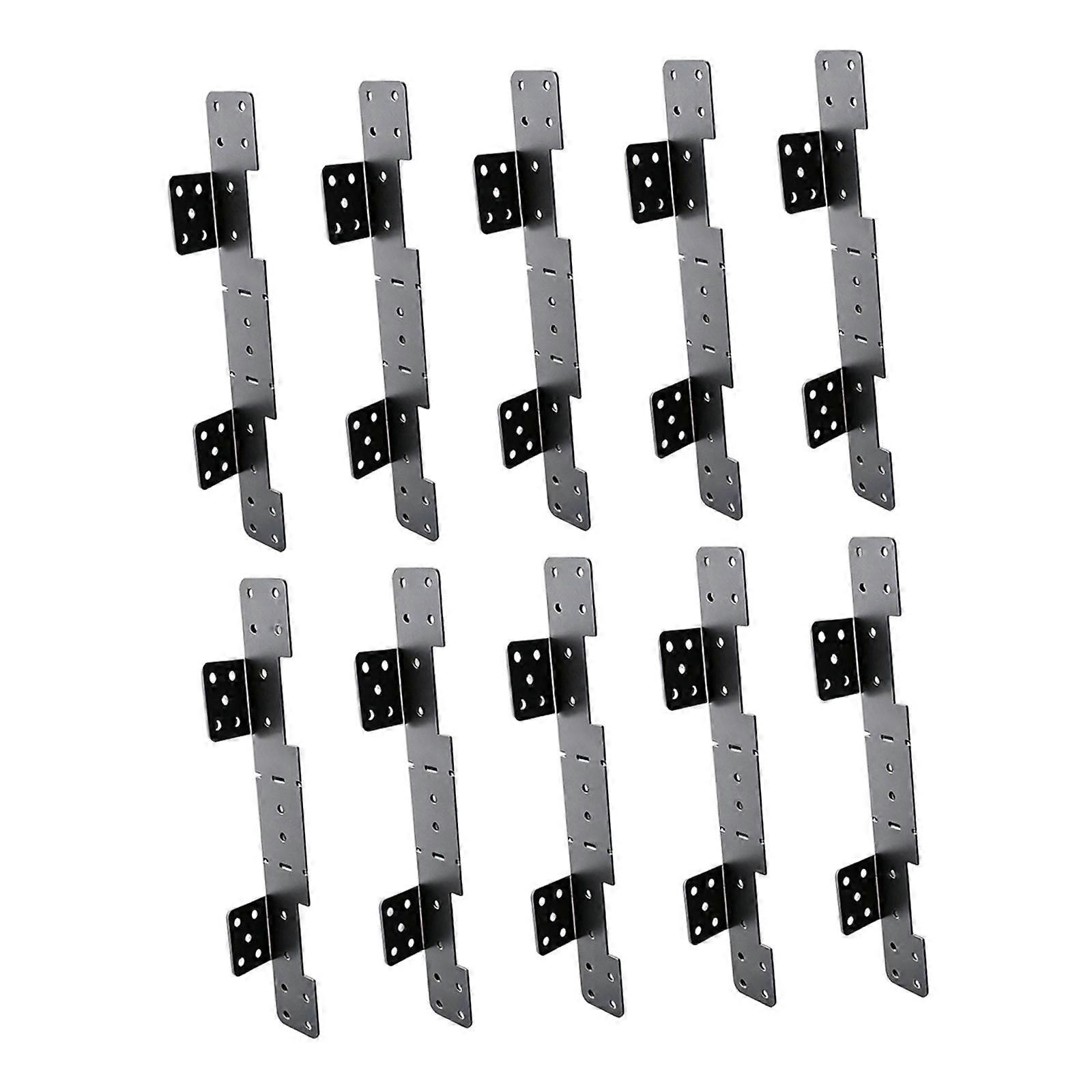 10x Stair Stringer Connector Easy Installation Stair Stringer Hanger Bracket