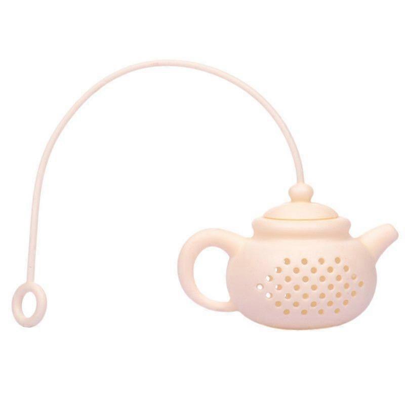 Teapot-Shape Tea Maker Infuser Strainer Silicone Bag Leaf Filter Diffuser Tool JIKAIX