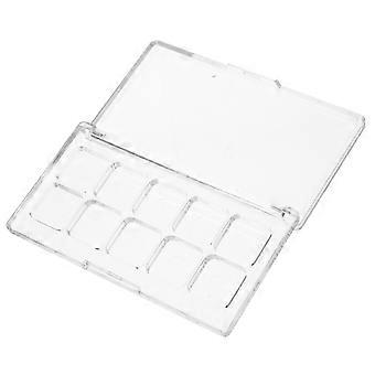 Eyeshadow Palette Refillable Makeup Box for Blush with 4Pcs Transparent Containers