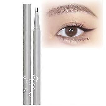 Lower Lash Eyeliner Pencil Gray Black Dual Tip Waterproof and Smudge-Proof for Natural Look