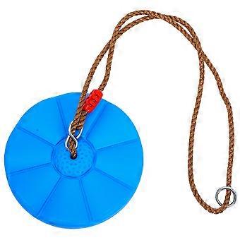 Outdoor Blue Octagon Petal Tree Swing Disc for Kids Use 1Set Hanging Swing