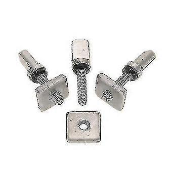 6Pcs surfboard longboard sliding fin screw fin plate replacement kit compatible with stand up paddle body board