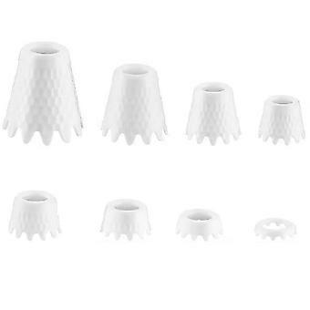 Lot de 8 tees de golf, hauteur de 6 mm à 50 mm, pour l'entraînement à domicile et en intérieur. Compatibles avec les simulateurs de golf pour l'extérieur et l'intérieur.