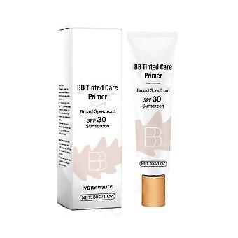 Protective Bb Cream (Ivory White) Covers Facial Makeup Blemishes, Moisturizes And Hydrates, And Is A Daily Protective No-Makeup Cream