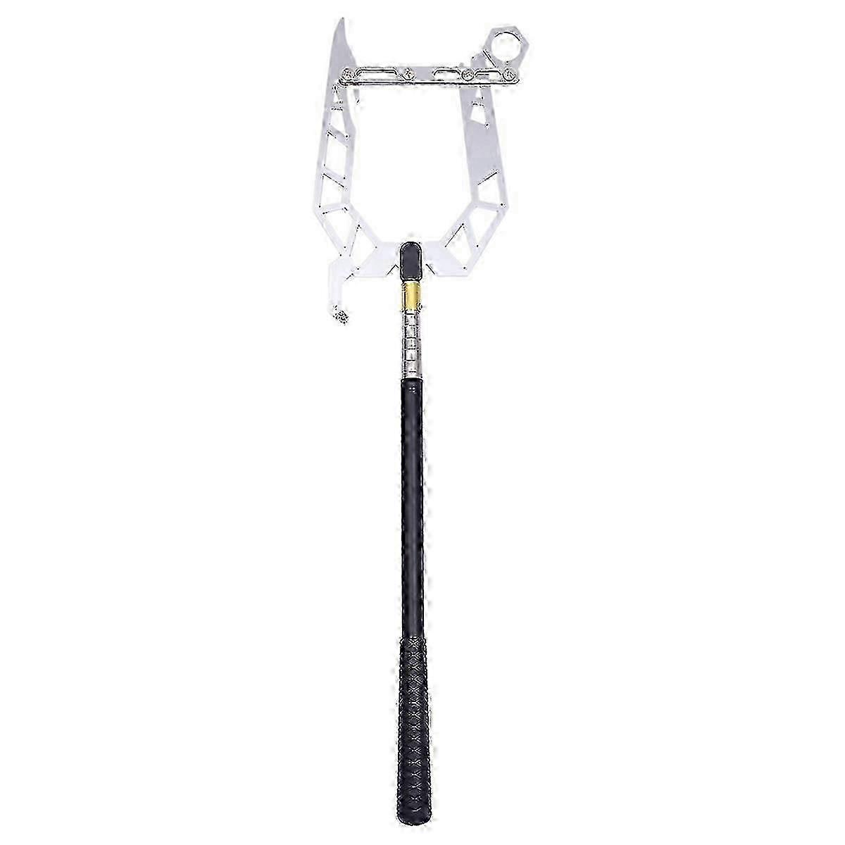 Telescoping hook for long distance wire and rope guiding