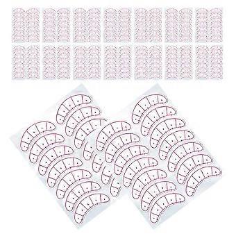 White Eyelash Extension Tape Eyelash Isolation Pad compatible with Makeup 50 Sheets