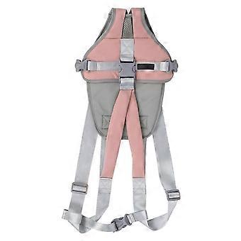 Pet Chest Packpack Cat Dog Outdoor Front Holder Bag Carrier for Traveling Hiking CampingPink S