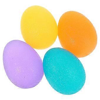 Finger Exercise Grip Ball for Hand Fitness 4Pcs Assorted Color Pack