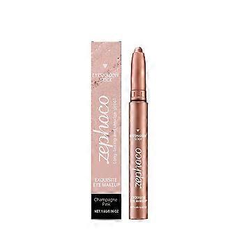 Zephoco Schimmernder Nude-Lidschattenstift (Champagnerrosa) - Perfekt für den Alltag, Verabredungen, Partys und natürliches Make-up mit perlmuttartigem Schimmer.