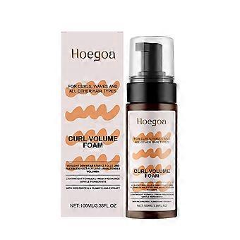 Hoegoa The Light, Curly, Fluffy Foam Mousse And Moisturizing Hair Strands Create A Natural And Three-Dimensional Curly Hairstyle