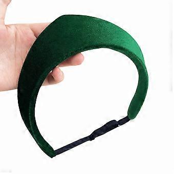 Elegant Velvet Crown Headband Multiple Colors Unique Smooth Texture Headwear Retro Style Soft Fabric European Hairband Women