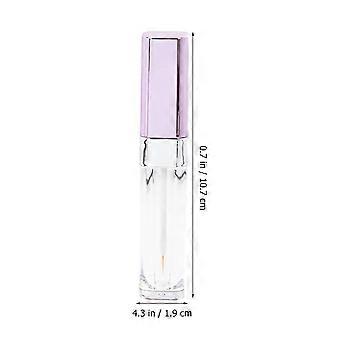 6Pcs Empty Mascara Tube for DIY Purple Eyeliner Eyelash Cream Container Bottle