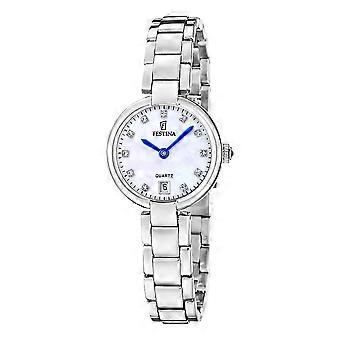 Festina Ladies Mother of Pearl Mademoiselle 26mm Stainless Steel Dress Watch F20784-1
