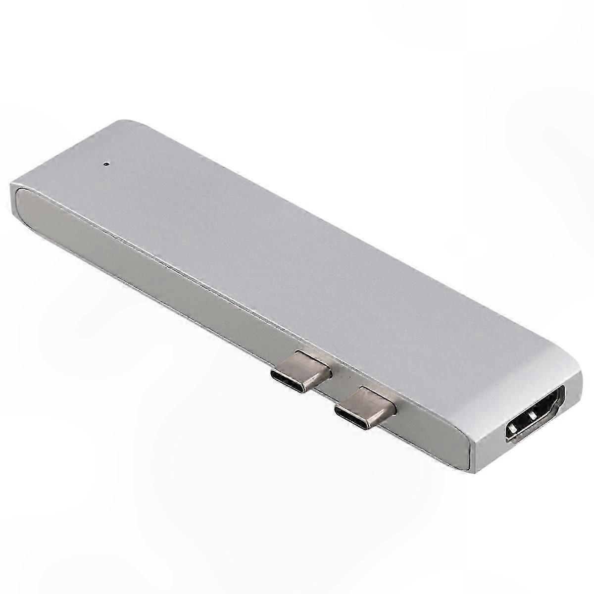 7-in-1 USB C Hub Adapter with SD/TF Card Reader for Multiple Devices