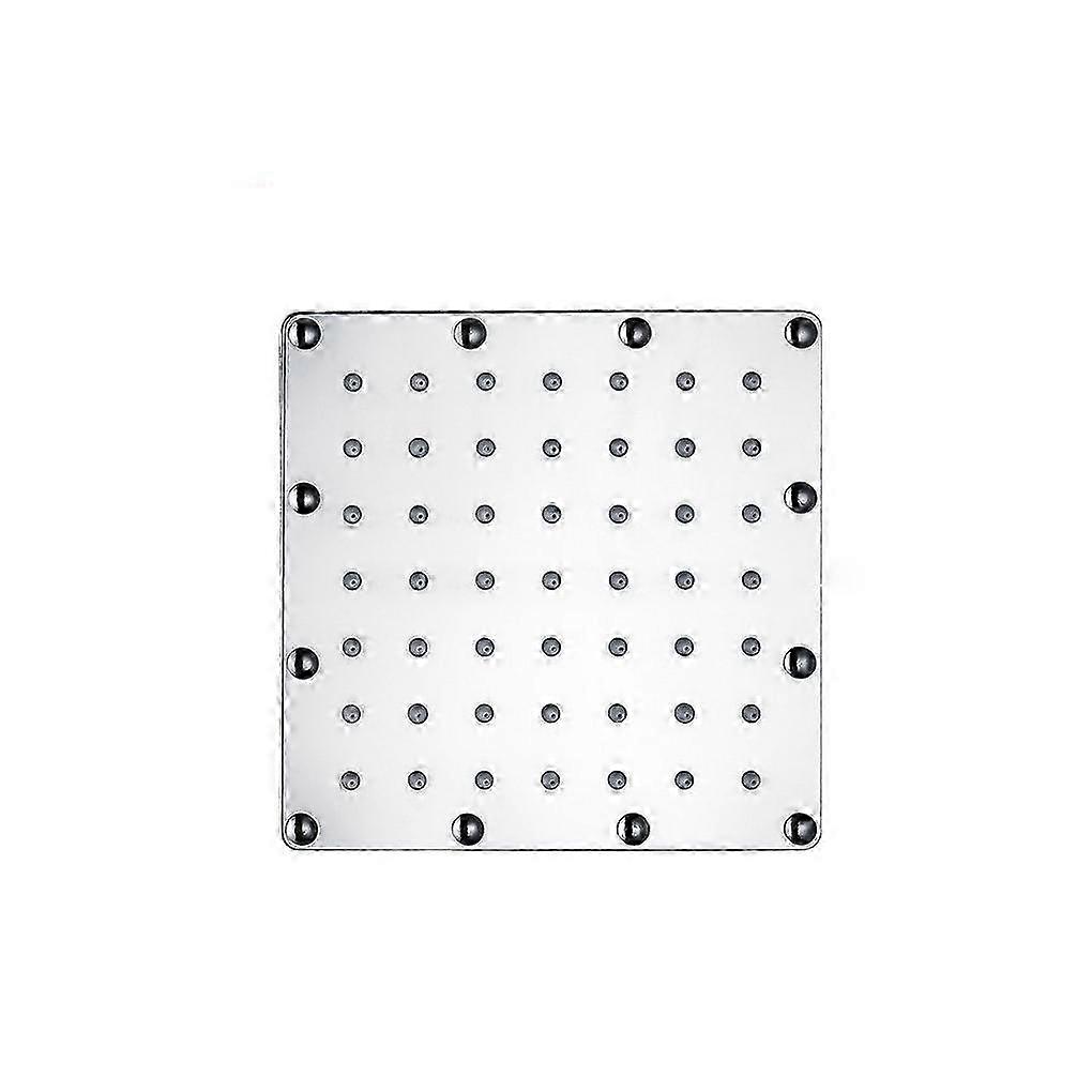 Water-Powered LED Shower Head With Temp Light