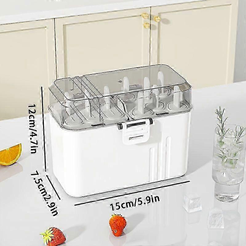 4-Cavity Flexible Popsicle Mold with Stand
