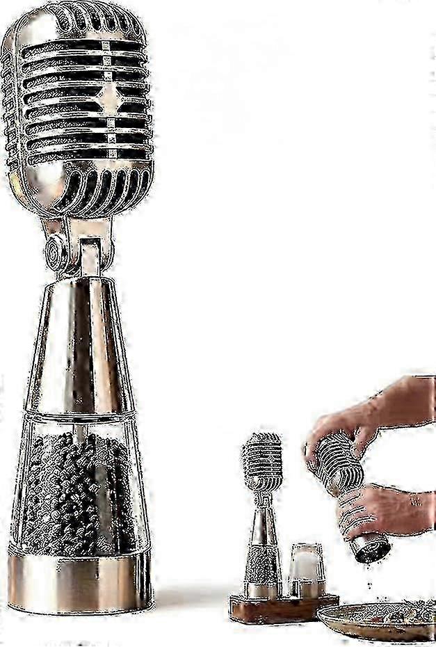 Stainless Steel Microphone Grinder Set