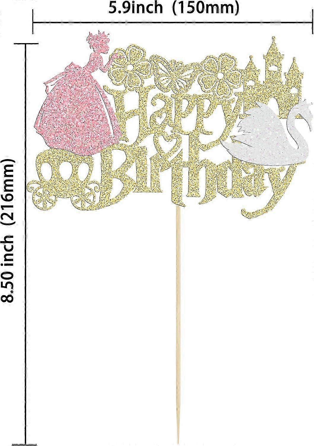 Castle Crown Swan Princess Cake Decor