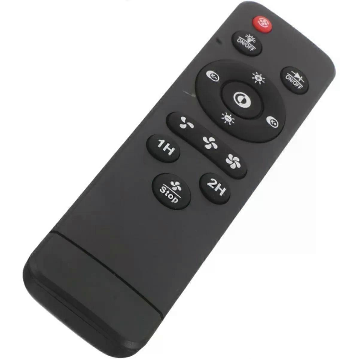 Universal Ceiling Fan Remote Control with Light Replacement, Stable Signal Performance and Smart Control Functionality, Black Plastic Material, Compat