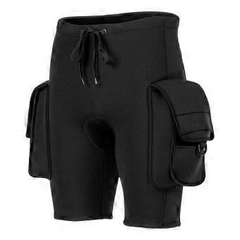 3MM Neoprene Dive Shorts for Men with Pockets Fast Release Buckle Adjustable Waistband Hybrid Utility Shorts Scuba