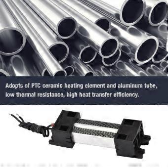 220V 100W geïsoleerde PTC keramische luchtverwarmer PTC verwarmingselement