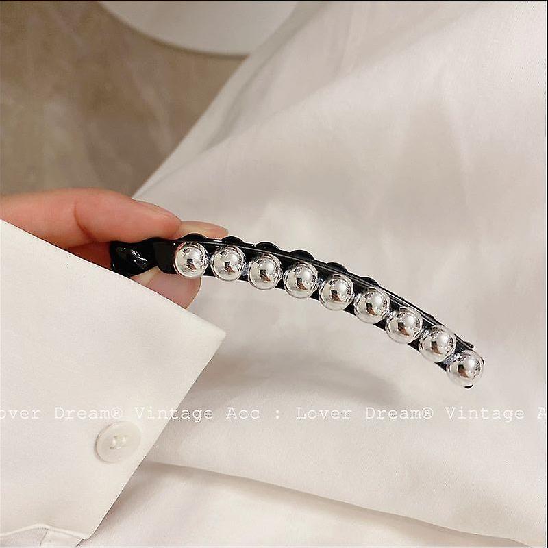 Retro Metall Hårnål Koreansk Version Mångsidig Färg Blomma Hårnål Tjej stil Pendlare Kärlek Hårnål