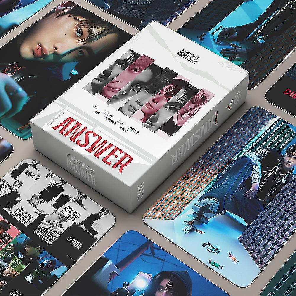Lanbena Enhypen 55pcs Ggu Lomo Card Holder/kpop New Album Size: Problem Enhypen Fan Photo Card
