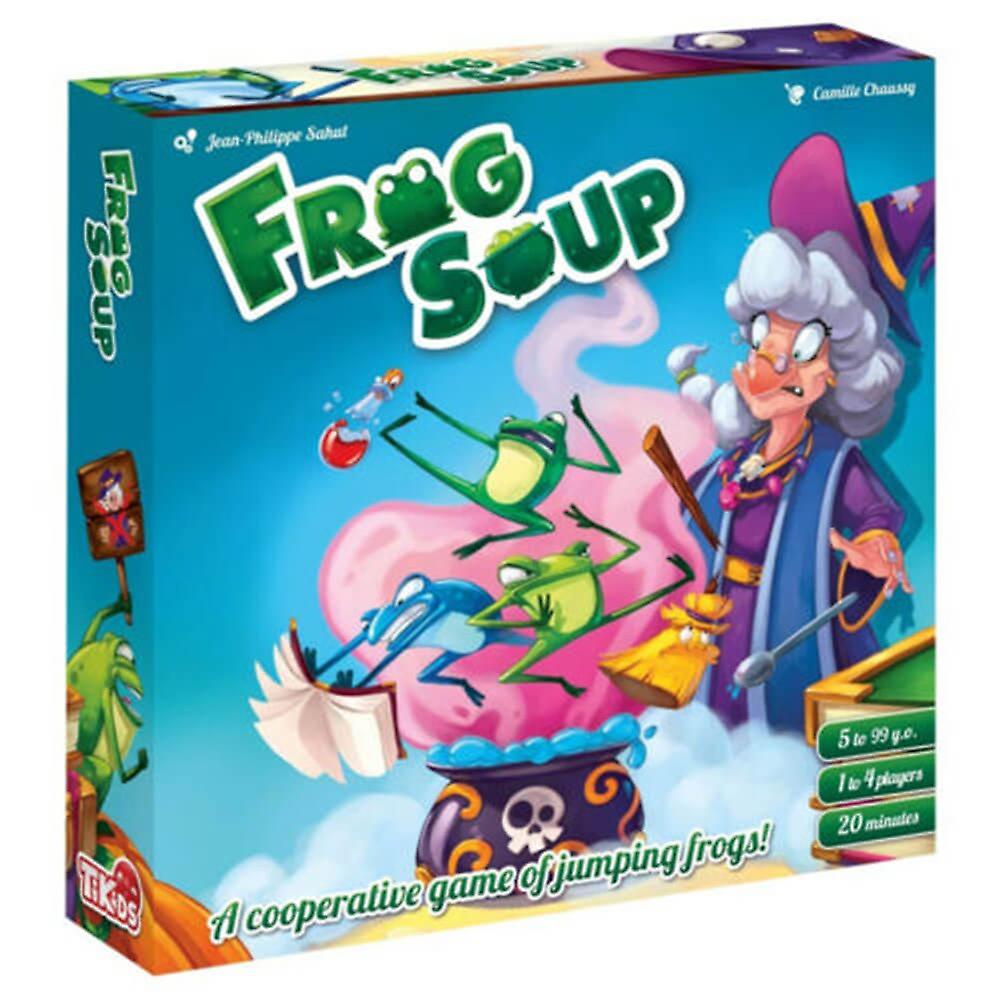 Frog Soup a Cooperative Skill Board Game of Hitting Targets with Jumping Frogs
