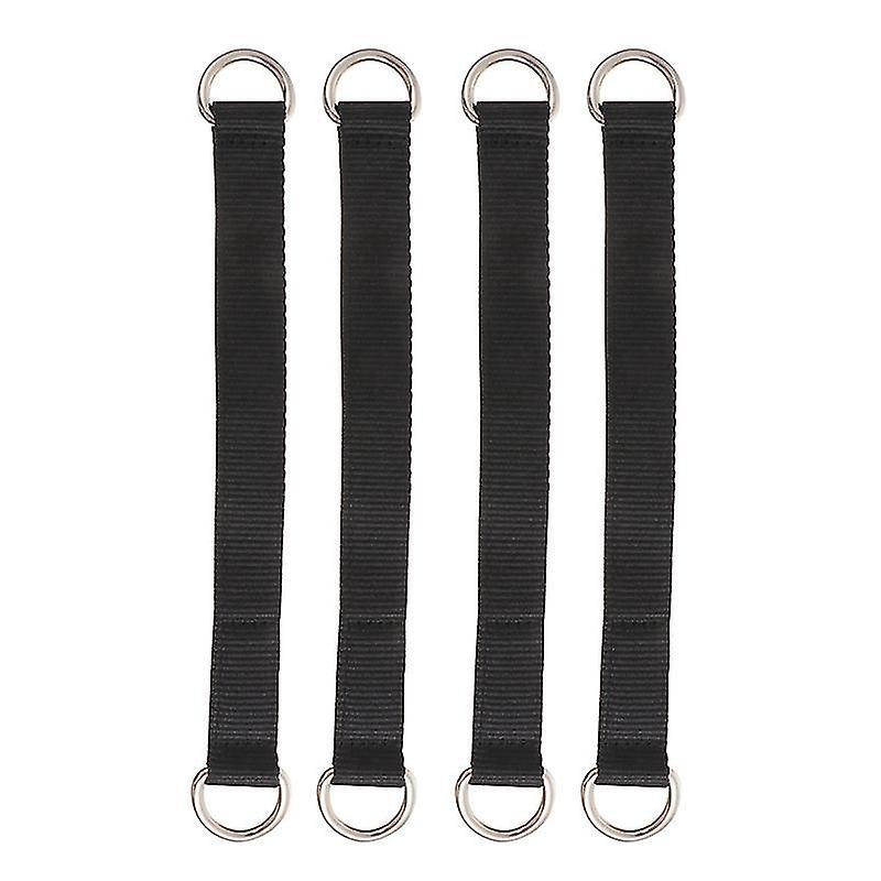 28X2.3x0.5cm Black Porch Swing Accessories 4 Pcs Pullup Hanging Bands Pullup Bands Multifunctional S