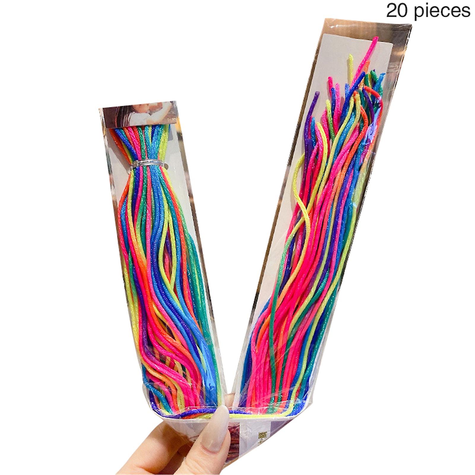  Hårsnor til fletninger Dreadlocks DIY Farverig styling Hår Fletning Garn Hår