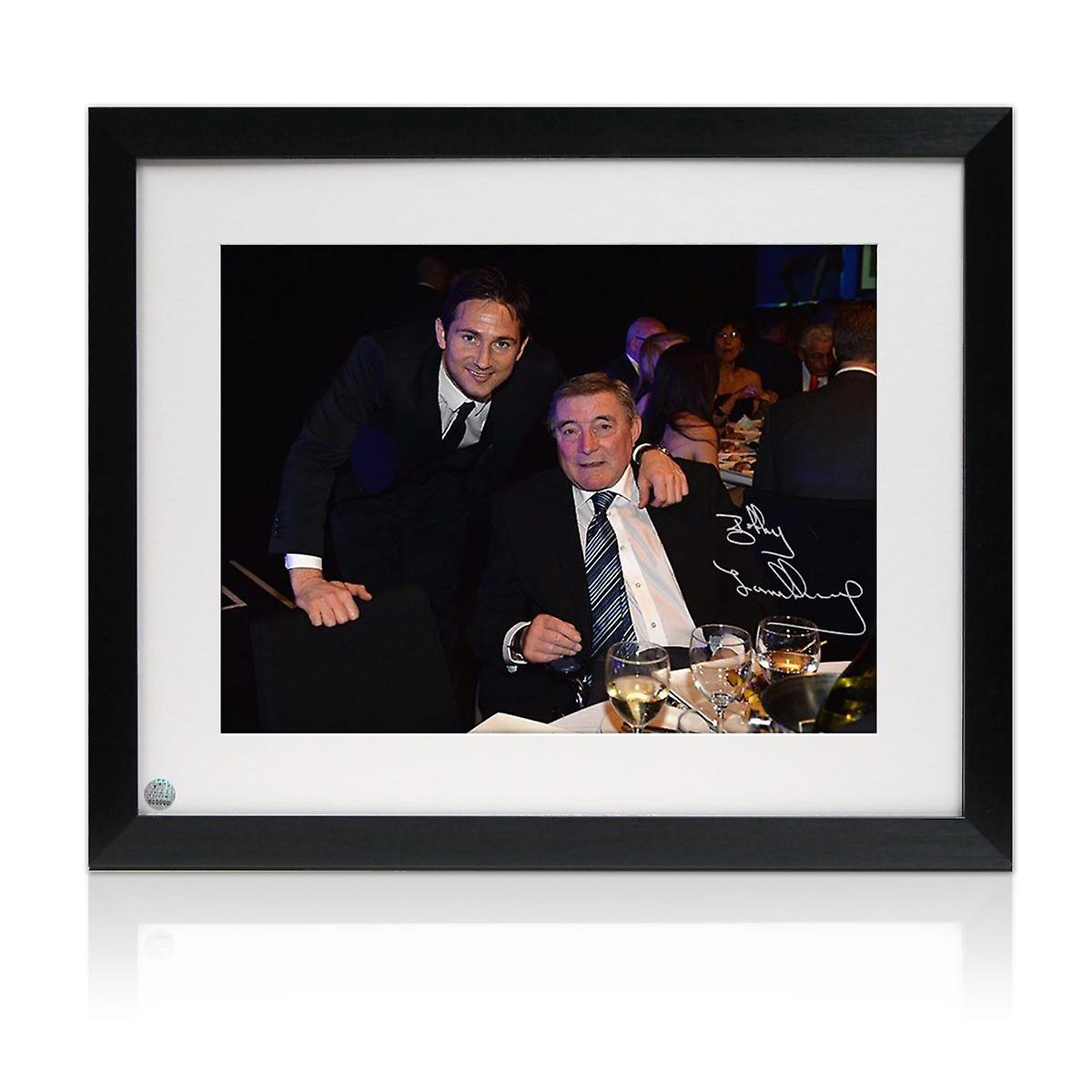 Bobby Tambling Signed Chelsea Photo: The 200 Club. Framed