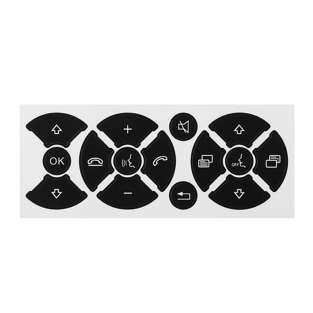 Center Control Button Repair Sticker Decorative Accessories for 2007-2014 AC