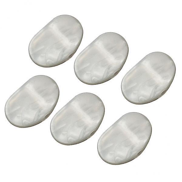 4x6pcs Guitar Tuning Pegs Tuners Machine Heads Replacement Pearl Knobs White