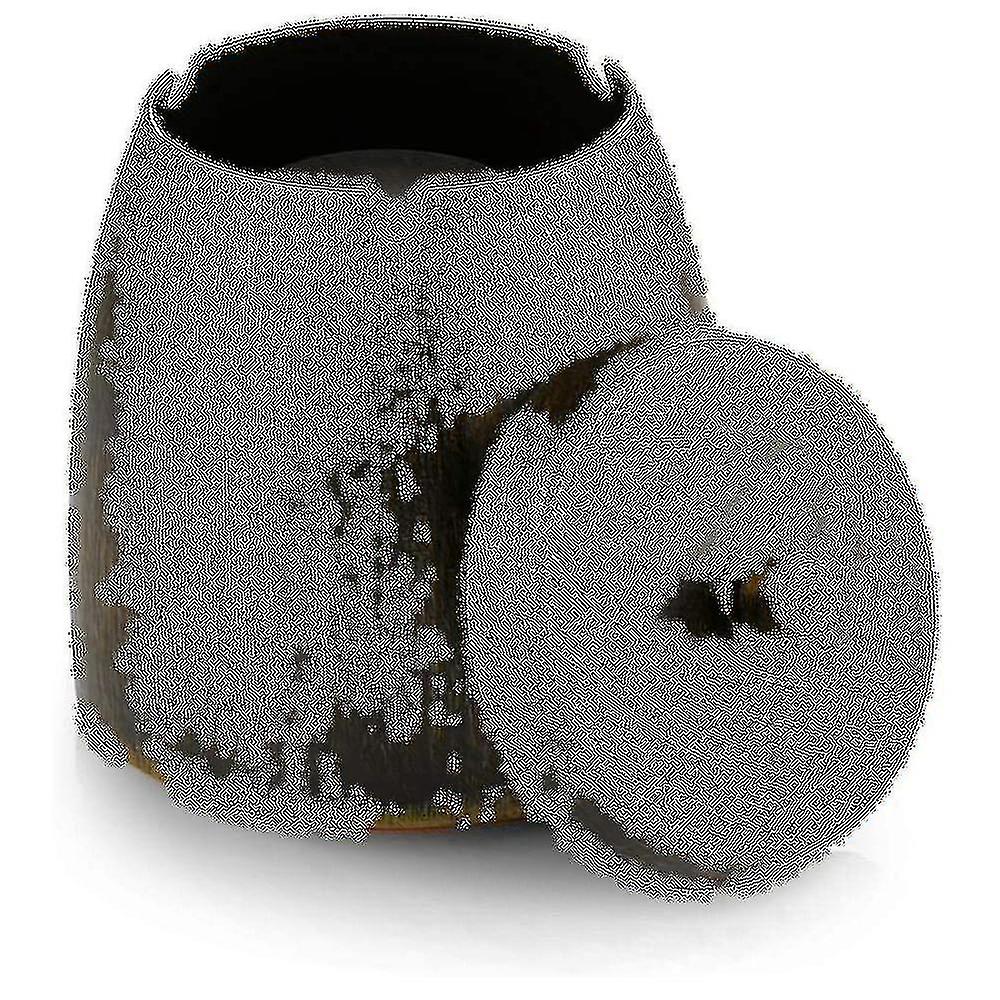 Wind Ashtray With Stainless Steel, Ashtray Wind And Rainproof, With Non- Base, Table Ashtray