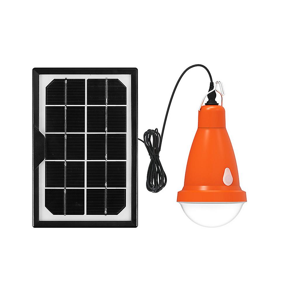 Solar Panel Usb Rechargeable Camping Bulb - Remote Control, Waterproof, 3 Modes, Outdoor Emergency Light