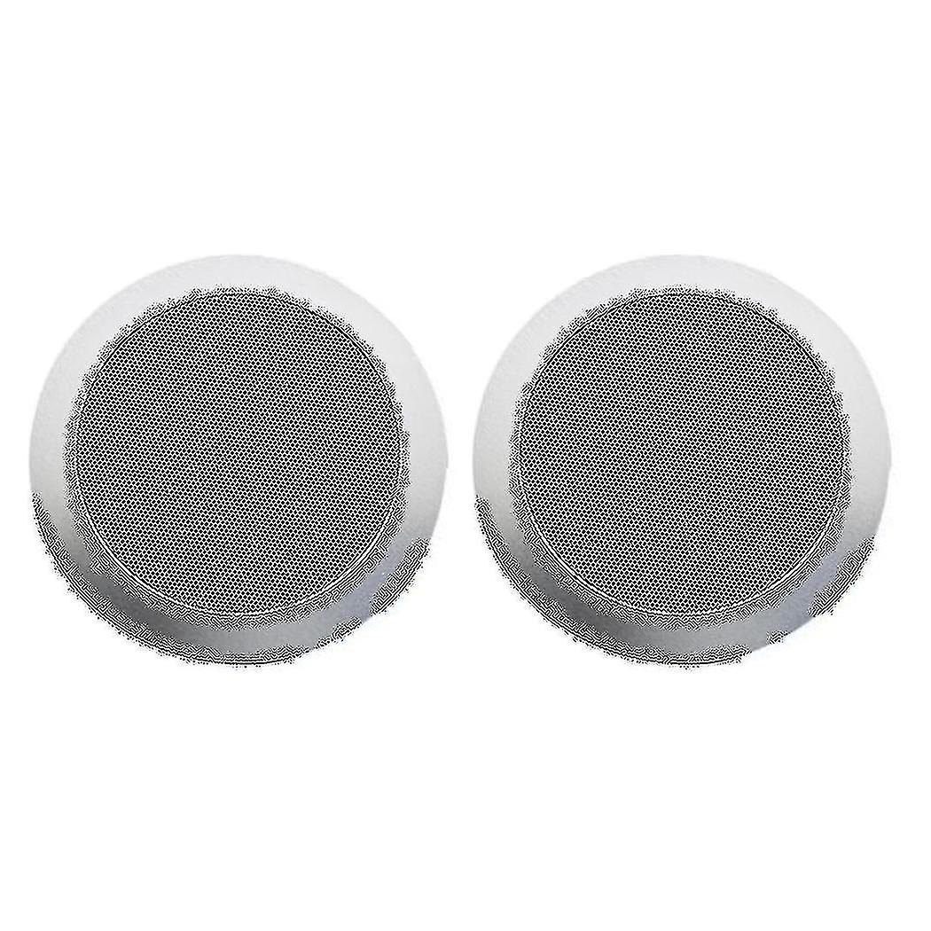 Ceiling Speaker Grille, 4-inch Ceiling Embedded Audio Speaker Grille(silver)