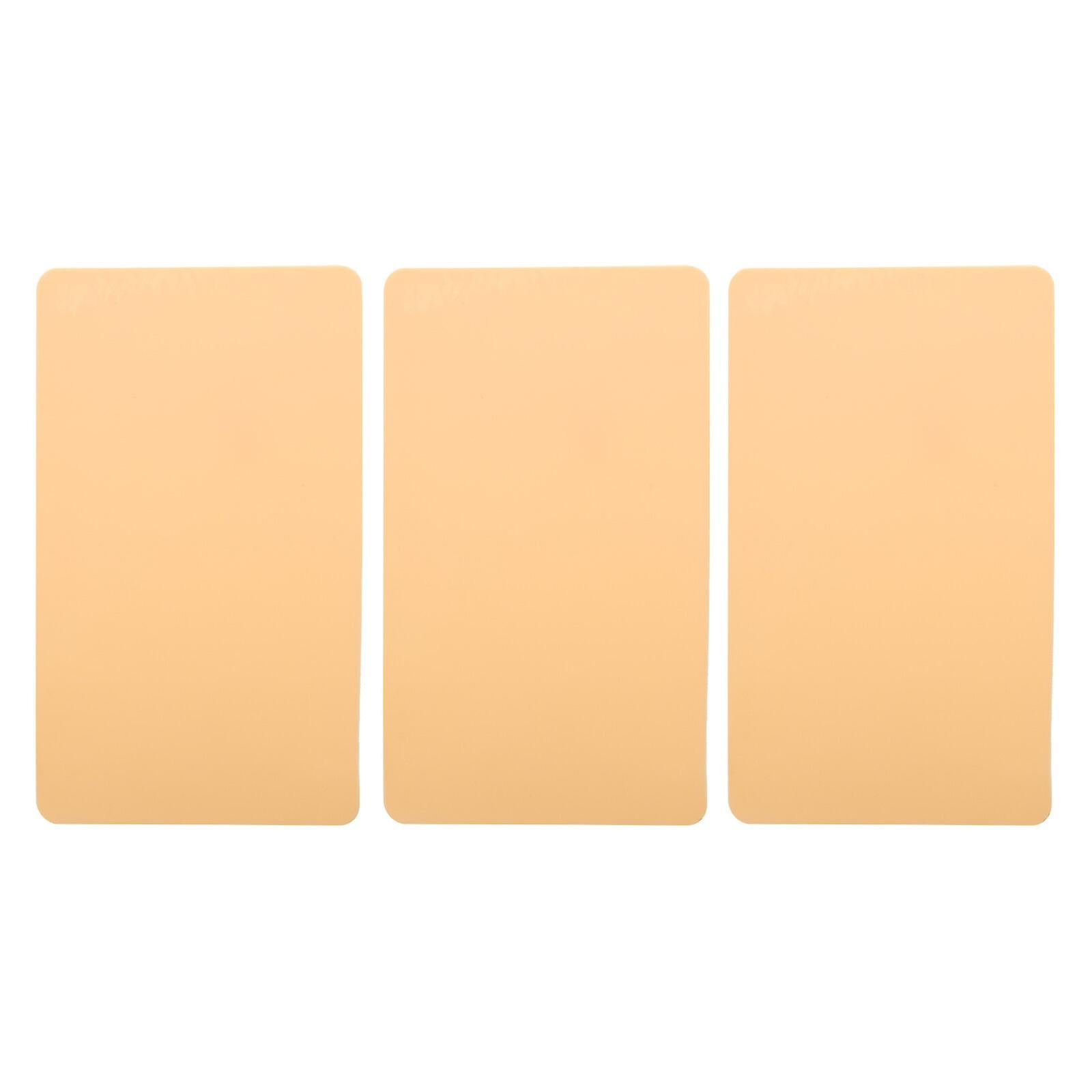 3pcs Silicone Embroidered Practicing Skin Simulation Human Face Skin