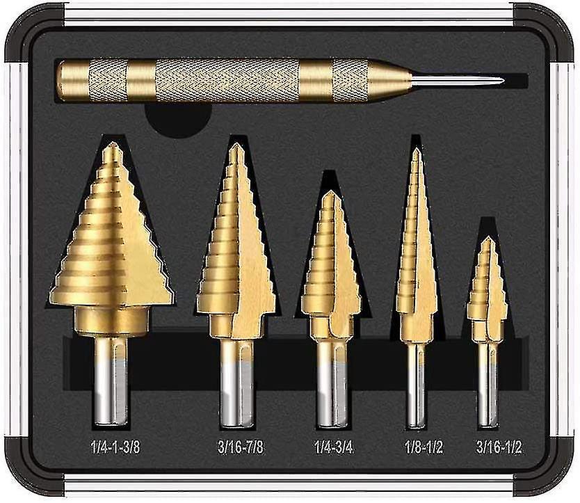 Step , 5pcs Heilwiy Titanium Set With Automatic Center Punch
