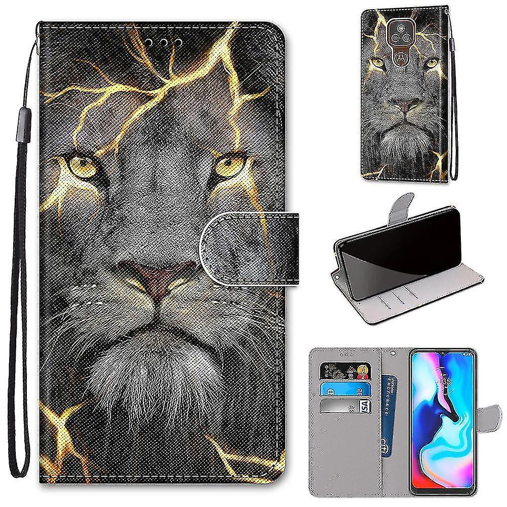 Compatible With Motorola Moto E7 Plus Lion Mobile Case