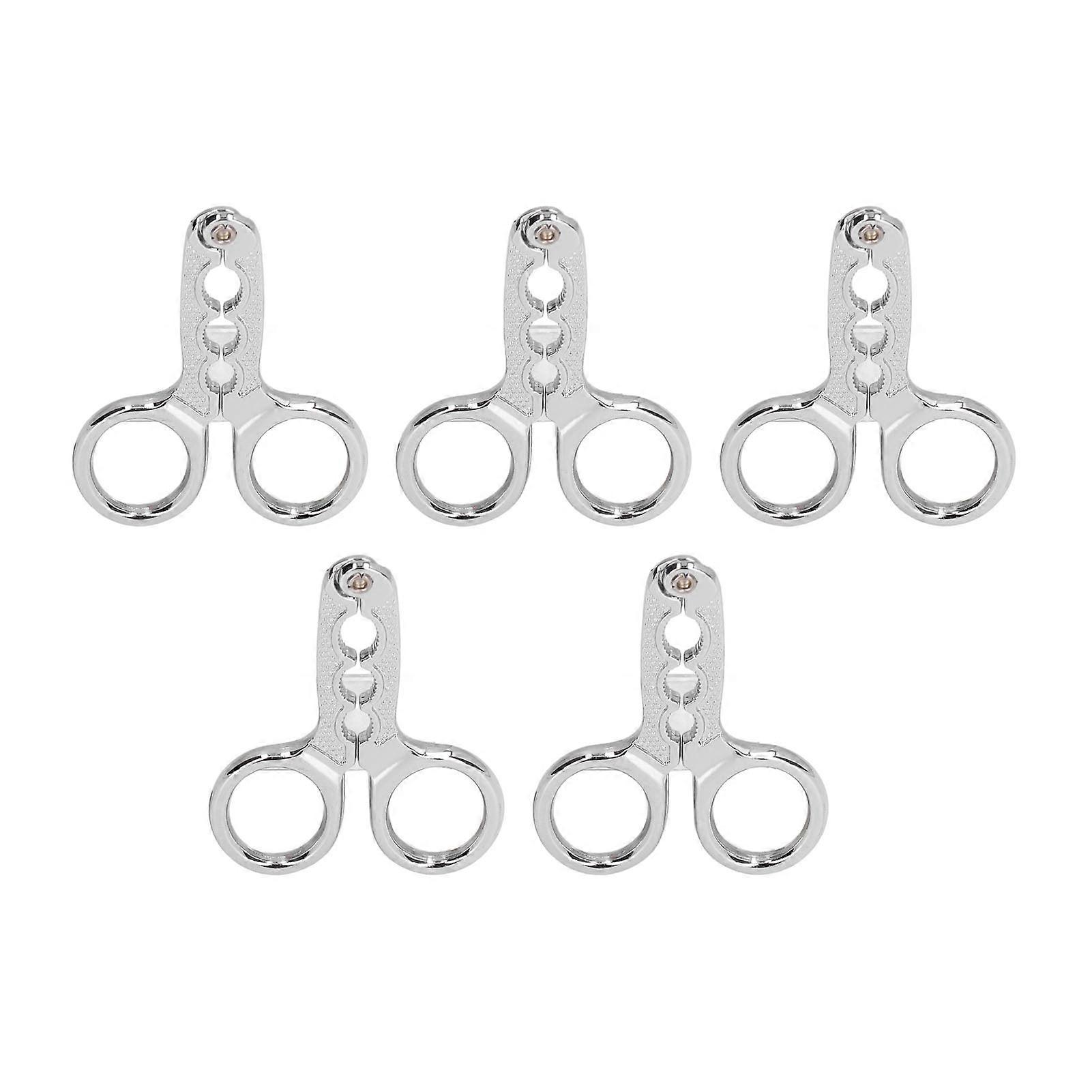Multifunctional Nut Cracker, Portable Nut Cracker, Nut Sheller Opener, Stainless Steel Walnut Plier, for Household Kitchen Accessories, 5PCS