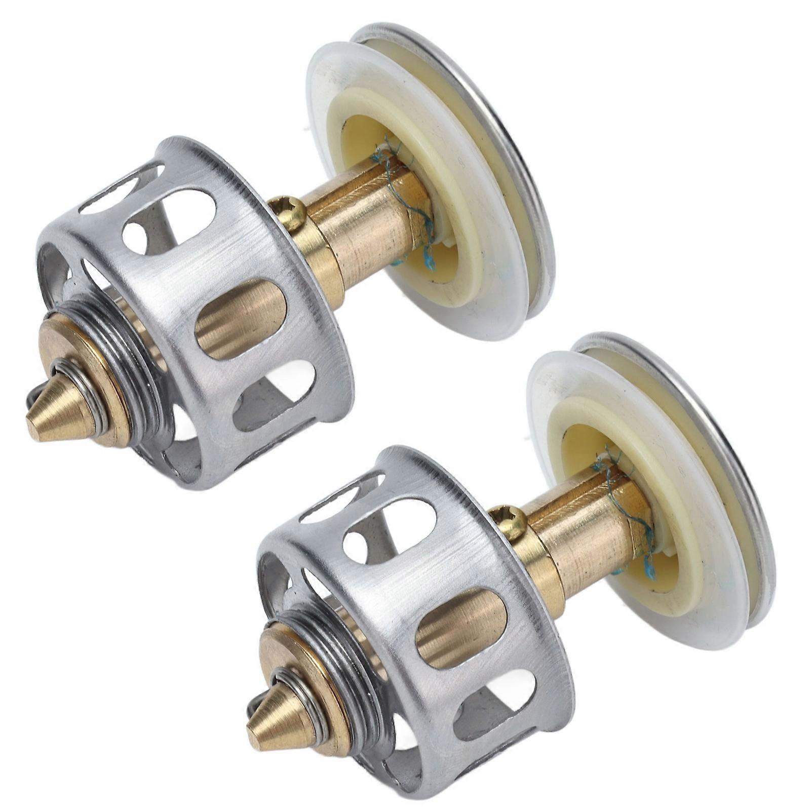 2Pcs Universal Push Bounce Core Sink Stopper Drain Filter 73g