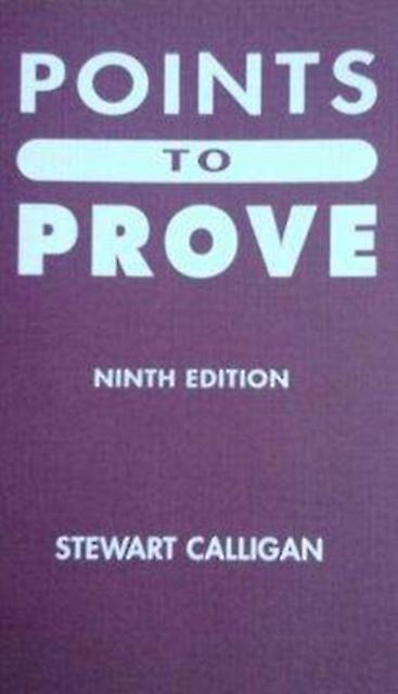 Points To Prove by Stewart Calligan Paperback