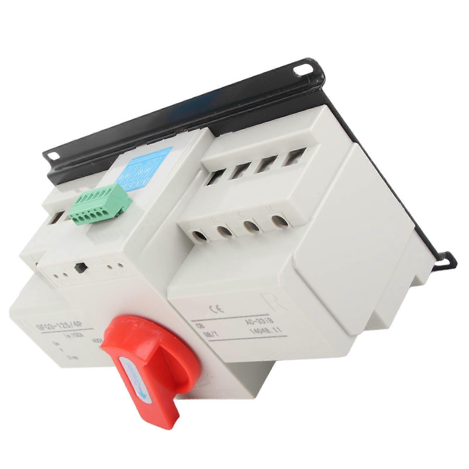 Dual Power Automatic Transfer Switch Mini 100A 4P Generator Transfer Switch for Hospital AC400V